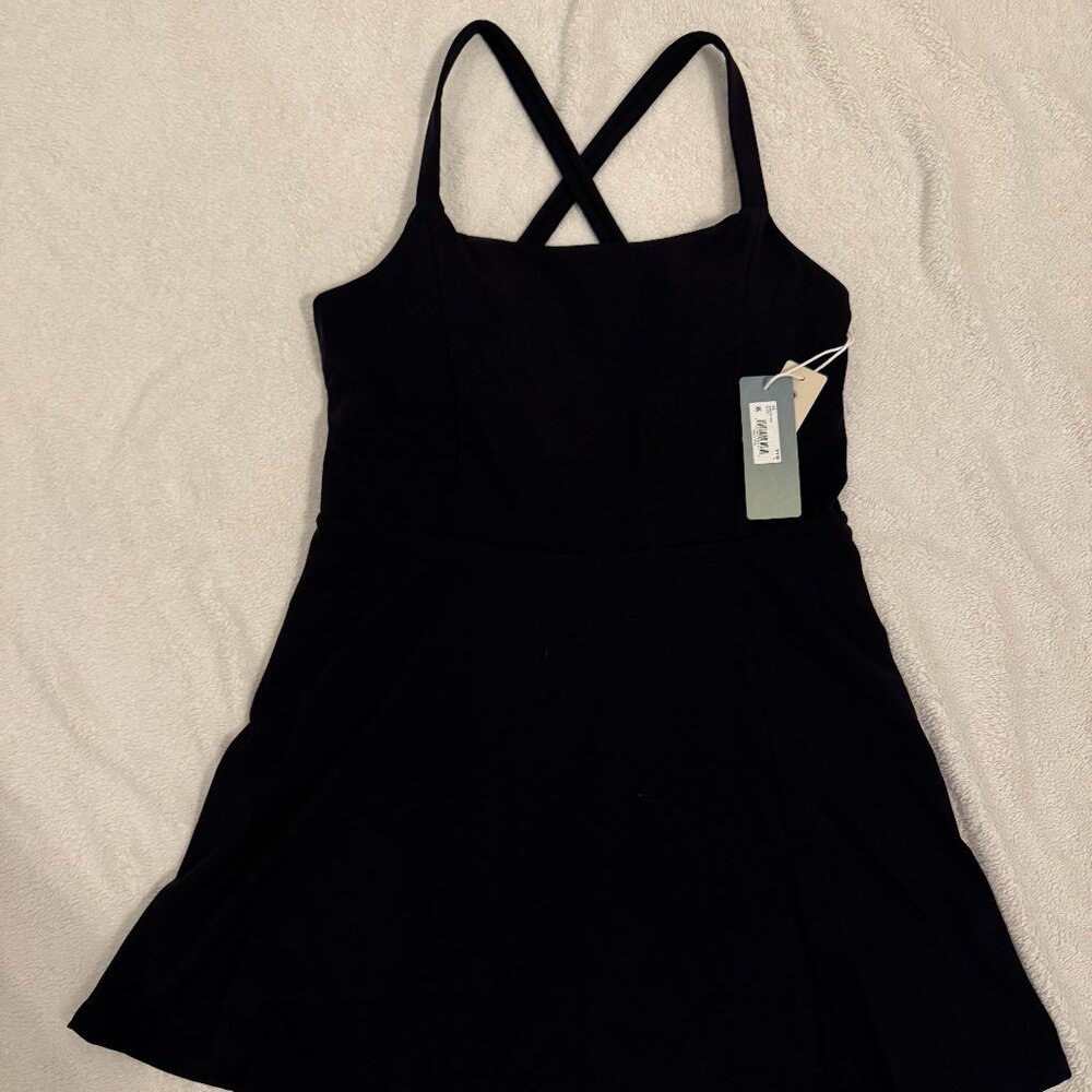 Black Sleeveless Athletic Dress | Size Large | NEW WITH TAGS